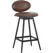 Ember 35 inch Bravo Cognac Swivel Counter Stool, Swivel